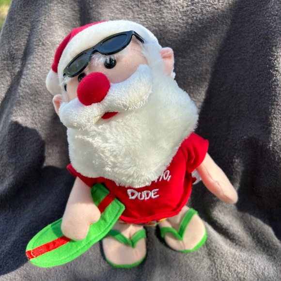 Gemmy Holiday  Dancing Santa Surfer  2010 Side Stepper - Picture 1 of 8